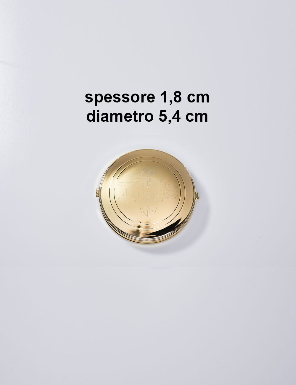 Teca porta ostie piccola tascabile spessore 1,8 cm