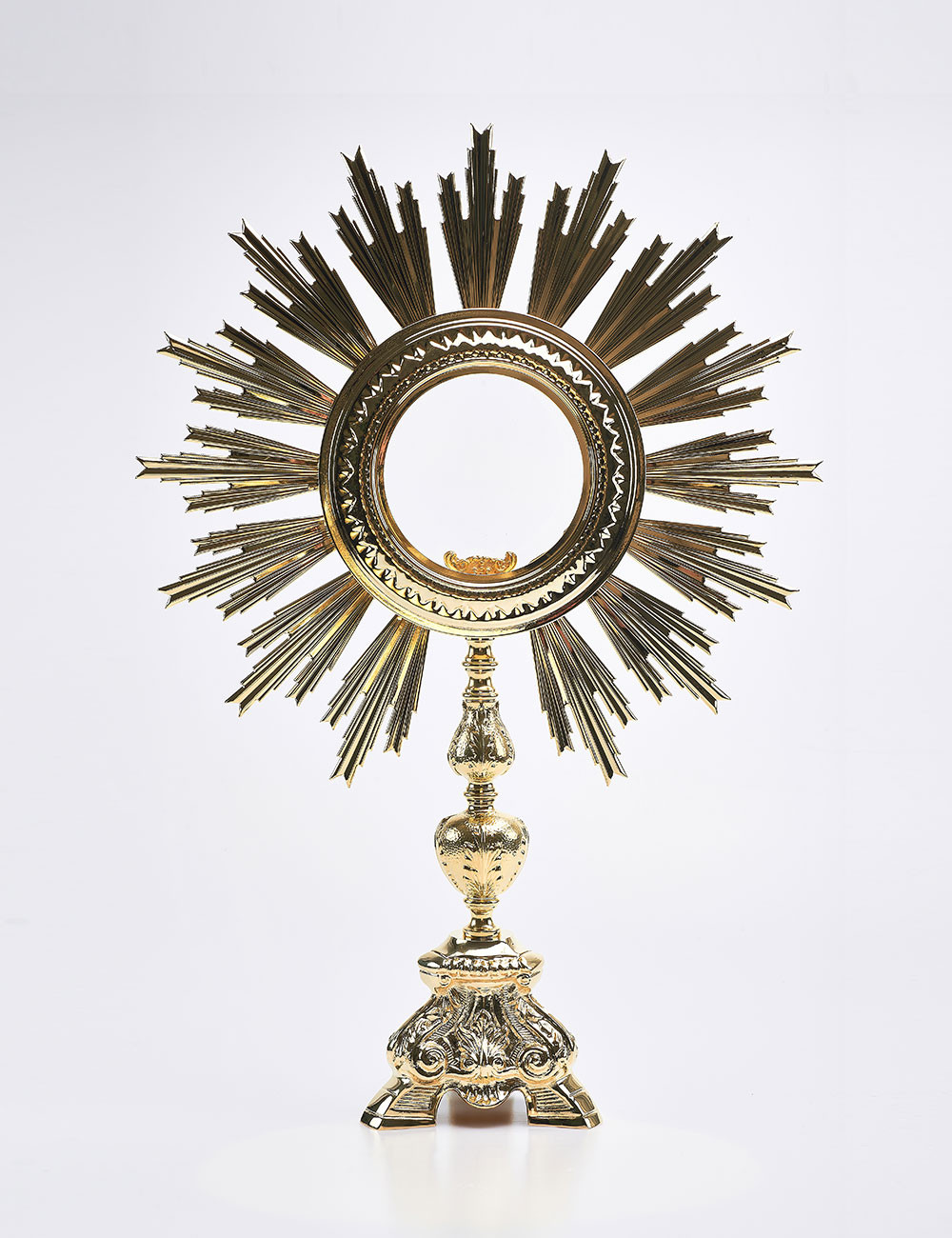 ostensorio barocco per ostia magna