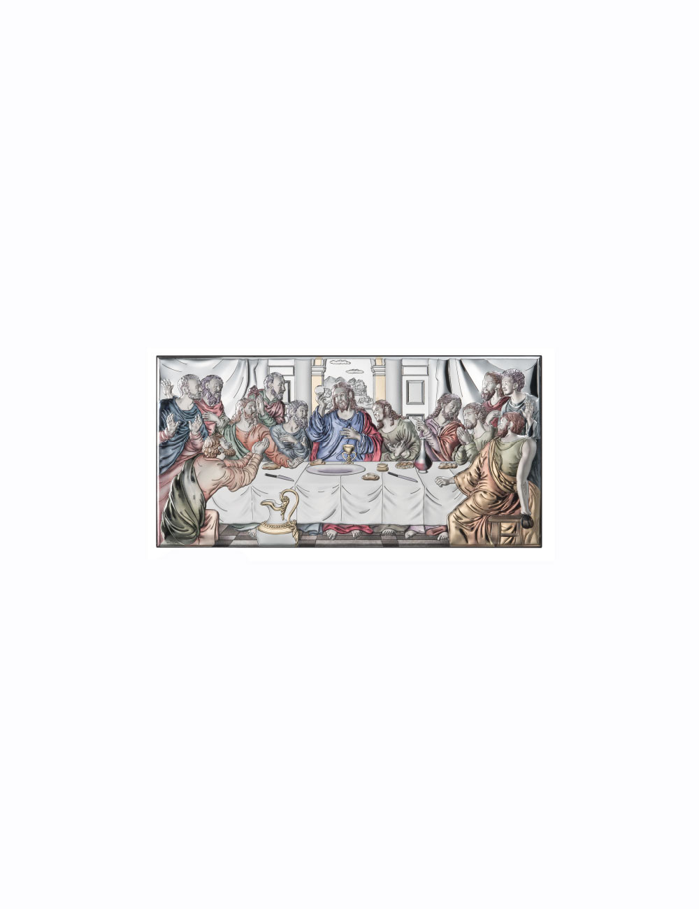 Quadro bassorilievo in argento...