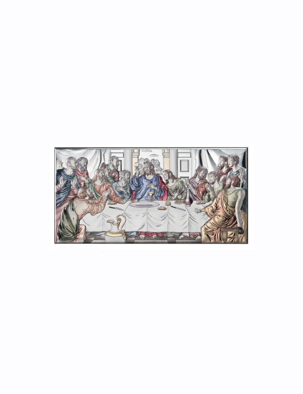 Quadro bassorilievo in argento...