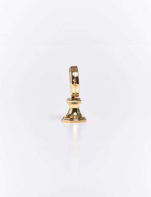 Reliquiario piccolo ottone dorato