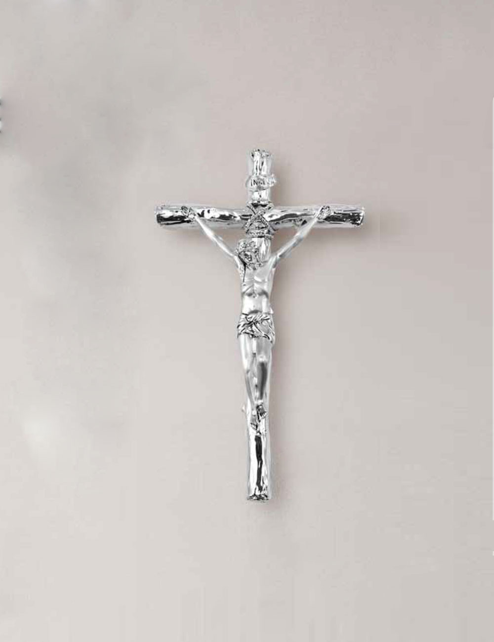 Crocifisso argento in stile classico