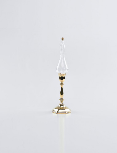 Lampada modello ottagonale a cera liquida