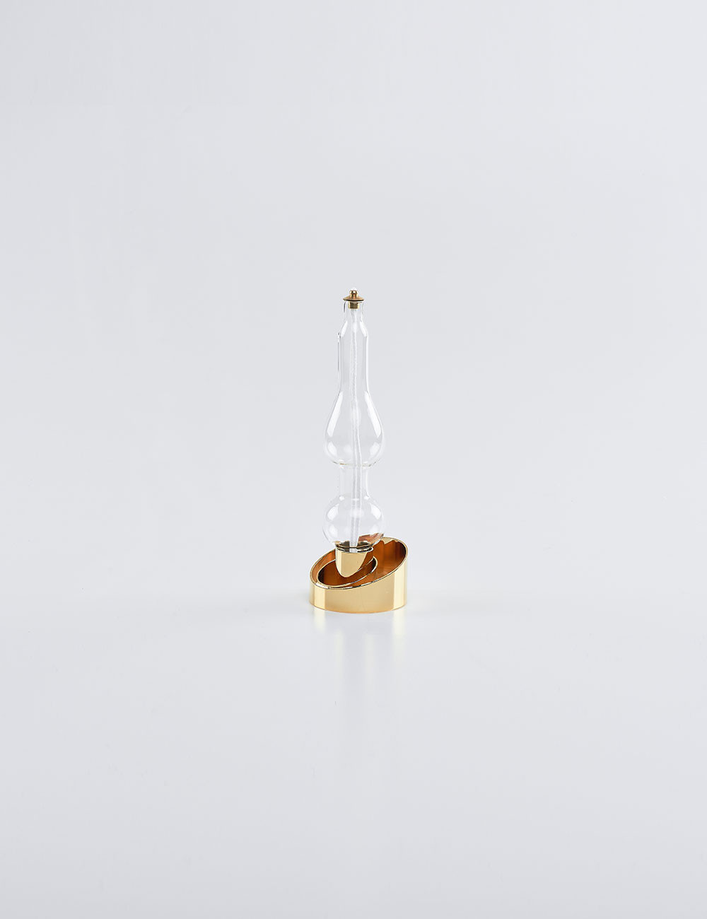 Lampada modello iris a una fiamma a cera liquida