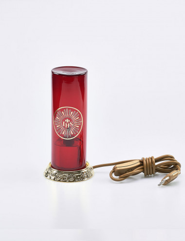 Lampada elettrica per Santissimo altezza 23 cm