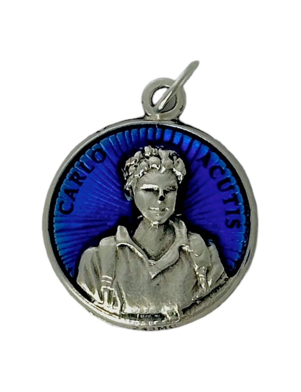 Medaglietta Carlo Acutis in metallo a...