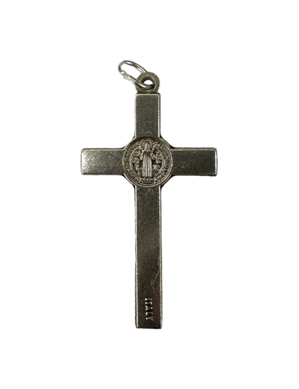 Bracciale San Benedetto In Acciaio Inox - Ciondolo Religioso, Regolabile, Per Uomini E Donne - Foto 9