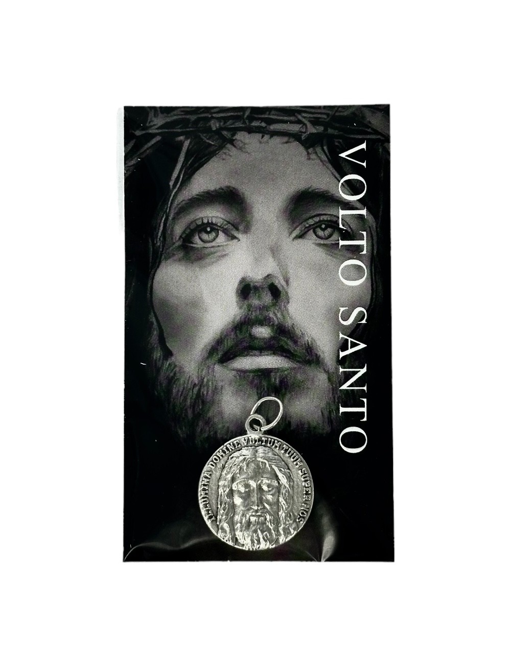 Medaglietta con Volto Santo di Gesù...