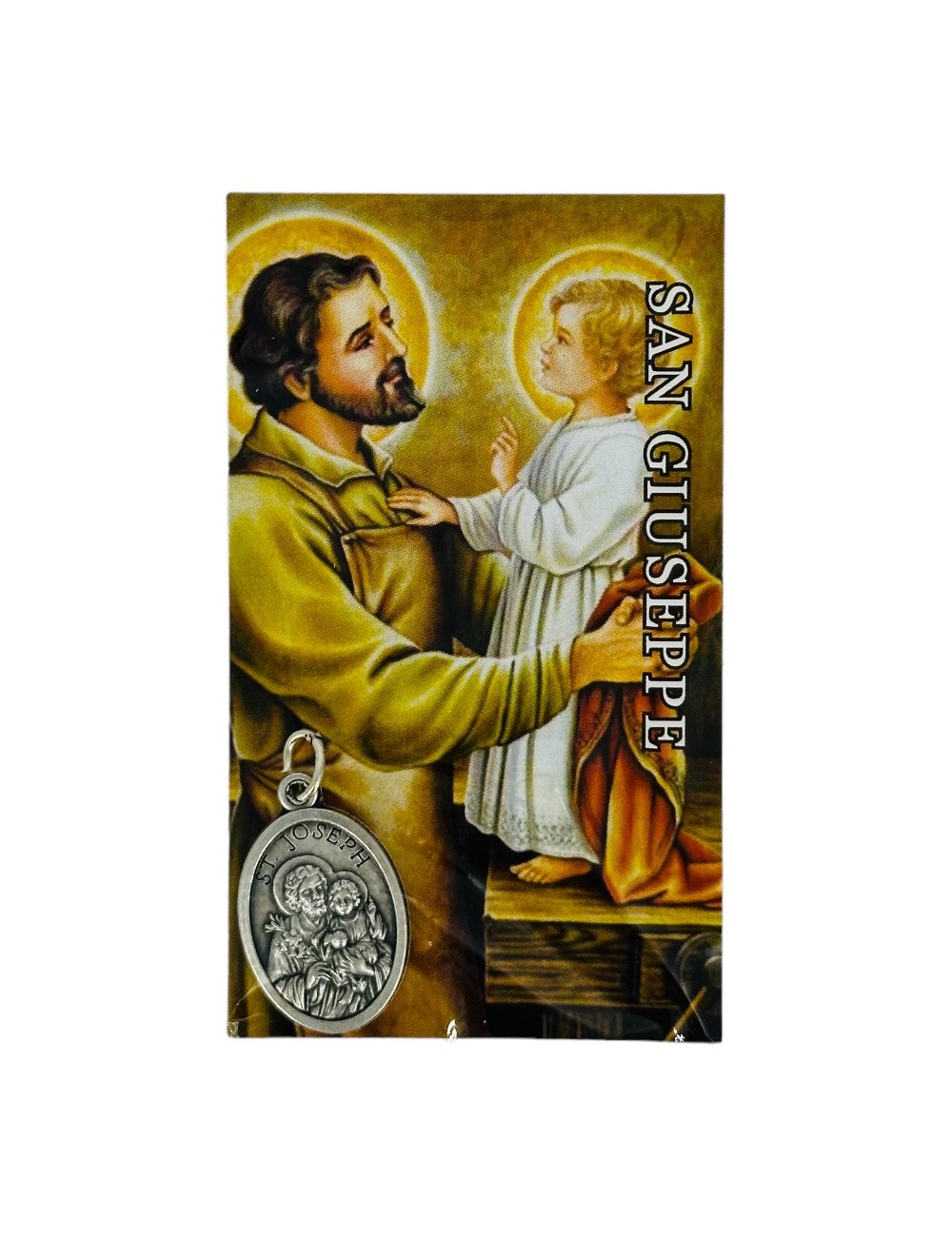 Medaglietta San Giuseppe in metallo...