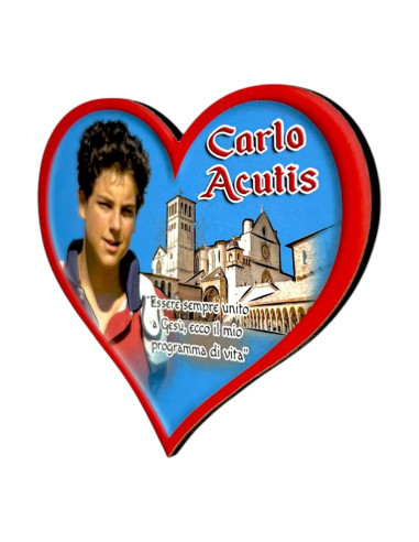 Calamita Carlo Acutis con Assisi...