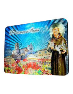 Calamita San Francesco e Basilica con Colombe Paesaggio Primaverile 2