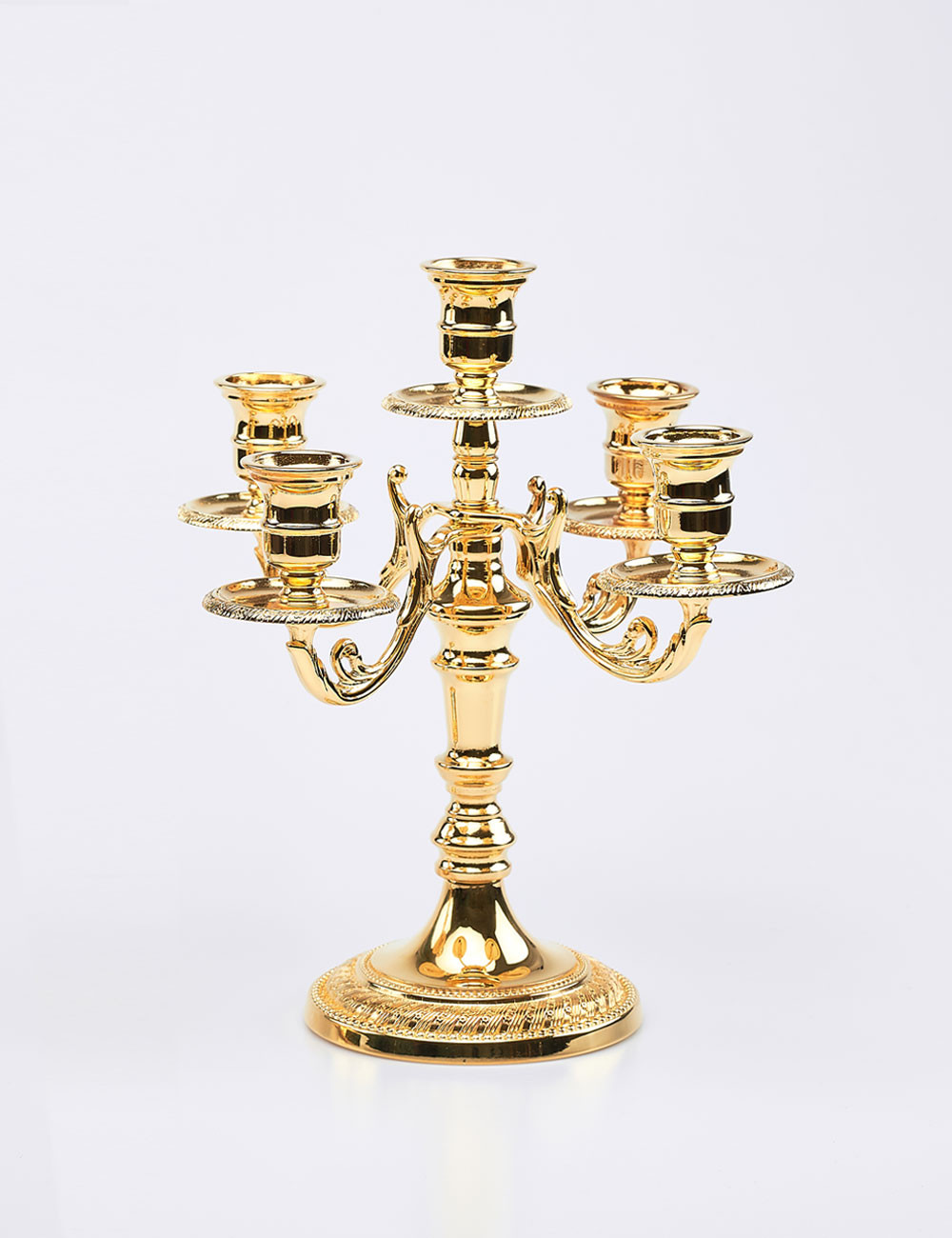 Candelabro da altare a cinque fiamme...